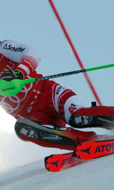 Hirscher leads Kristoffersen in 1st run of World Cup slalom
